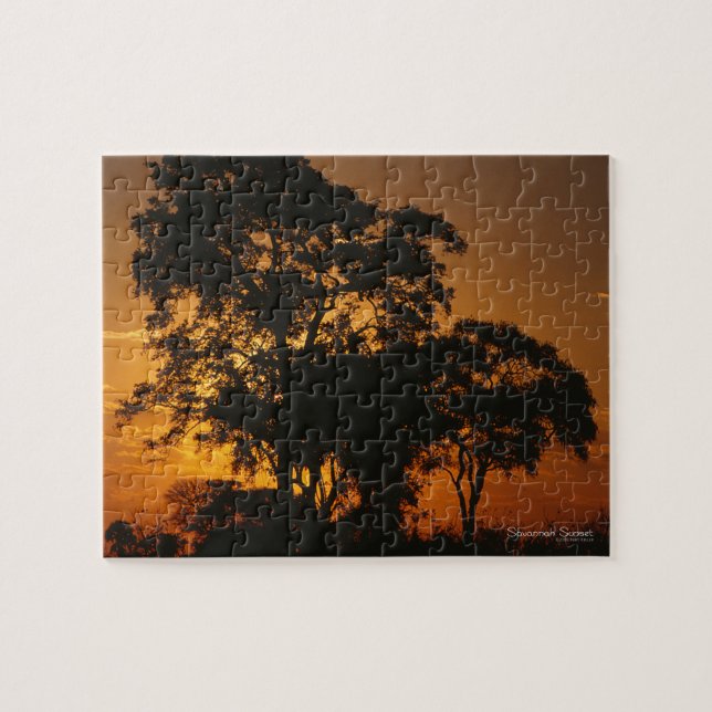 Puzzle Coucher de soleil de Savannah (Horizontal)