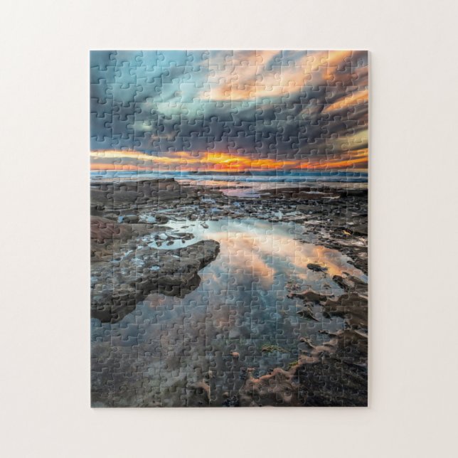 Puzzle Coucher de soleil des marées (Vertical)