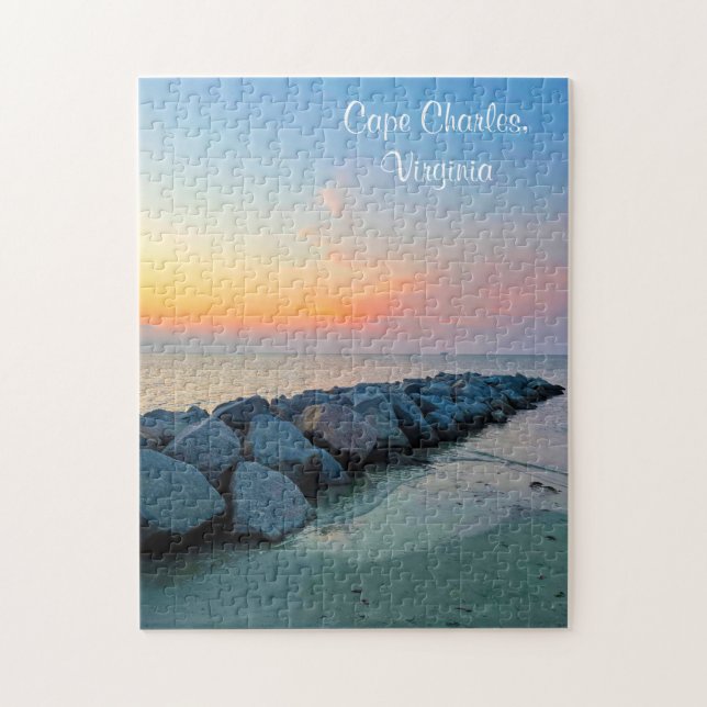 Puzzle Coucher de soleil du Cap Charles Virginia (Vertical)