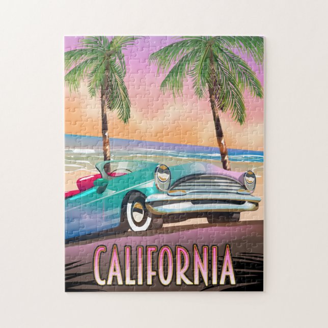 Puzzle Coucher de soleil du Paradis californien (Vertical)