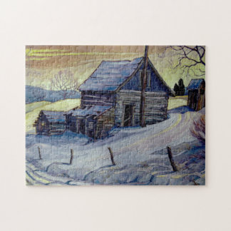 Puzzle "Coucher de soleil du printemps froid" par le puzz