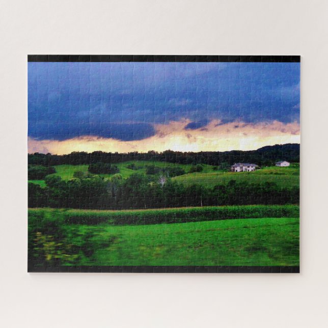 Puzzle Coucher de soleil du Wisconsin (Horizontal)