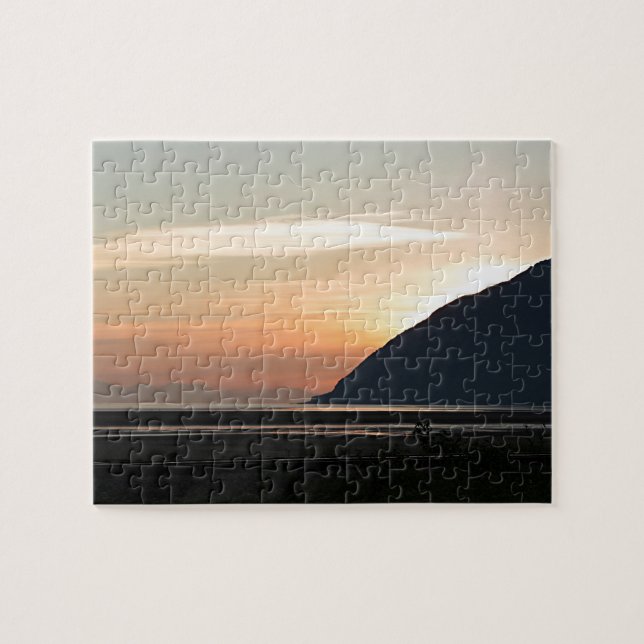 Puzzle Coucher de soleil en Alaska sur le bras de Turnaga (Horizontal)