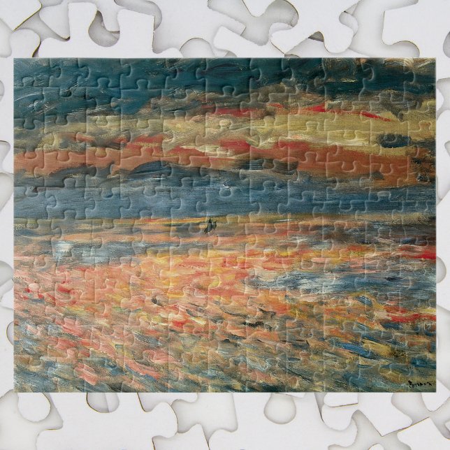 Puzzle Coucher de soleil en mer par Pierre Renoir, Art Vi (Créateur téléchargé)