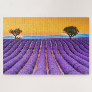 Puzzle Coucher de soleil en Provence