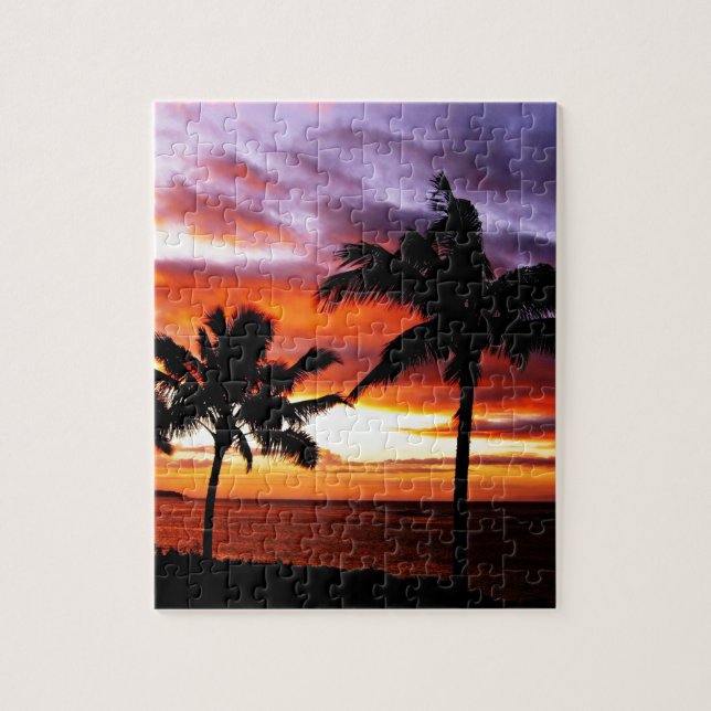 Puzzle Coucher de soleil hawaïen (Vertical)