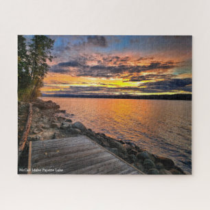 Puzzle   Coucher de soleil McCall Idaho sur Payett