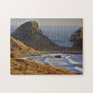 Puzzle Coucher de soleil, piles marines, Sœurs, côte de l