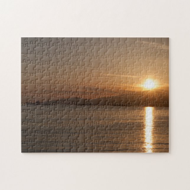 Puzzle Coucher de soleil sur la baie de Vancouver - Canad (Horizontal)