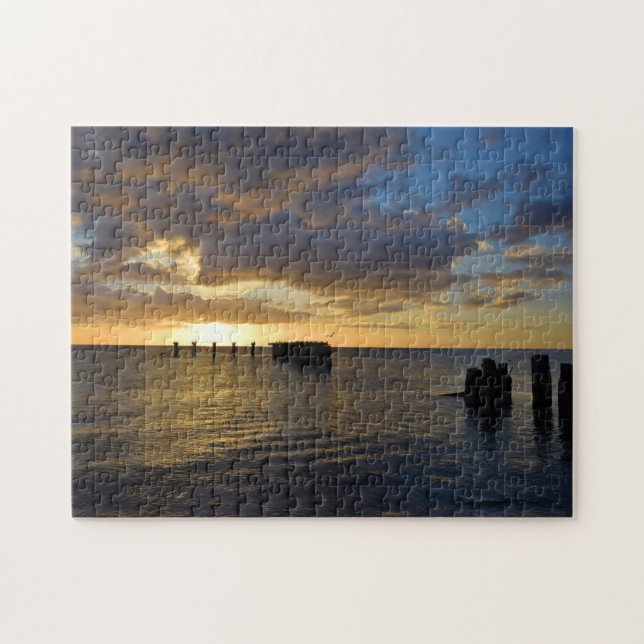 Puzzle Coucher de soleil sur la côte du Golfe - 11x14 - 2 (Horizontal)