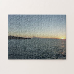Puzzle Coucher de soleil sur la mer de l'île Antigua II