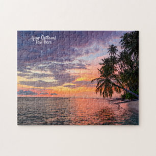 Puzzle Coucher de soleil sur la plage