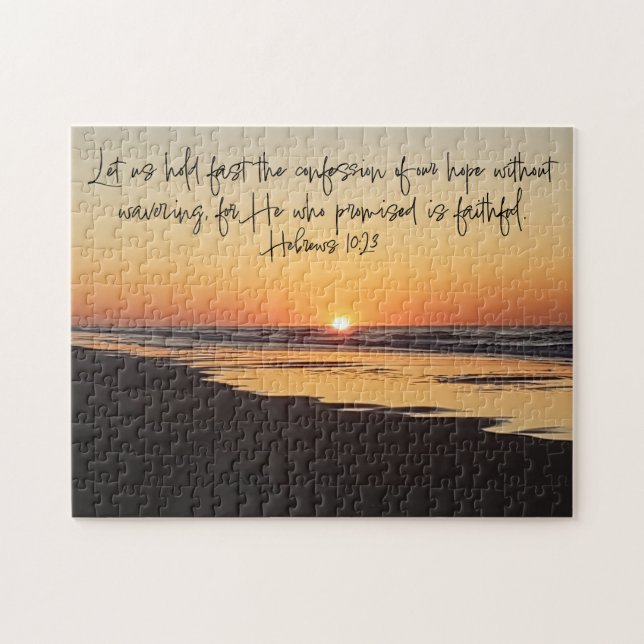 Puzzle Coucher de soleil sur la plage de Cocoa (Horizontal)