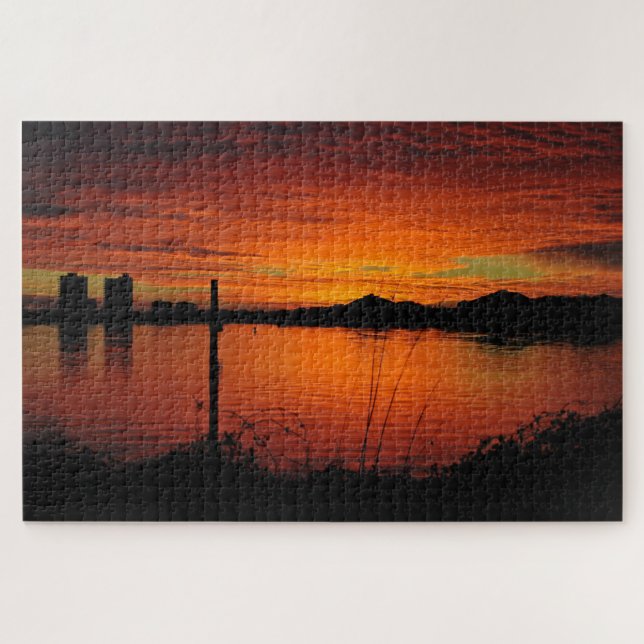 Puzzle Coucher de soleil sur la plage de Pensacola (Horizontal)