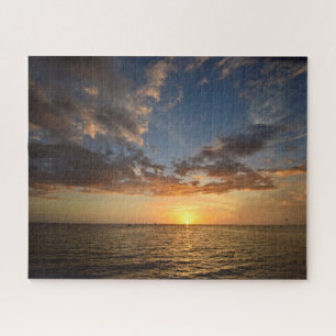 Puzzle Coucher de soleil sur l'eau - 16x20 - 520 pc