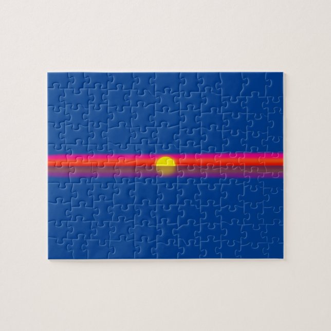 Puzzle Coucher de soleil sur l'océan (Horizontal)