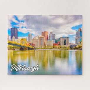 Puzzle Coucher de soleil sur Pittsburgh, Pennsylvanie