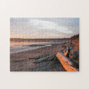 Puzzle Coucher du soleil à la baie de bouleau