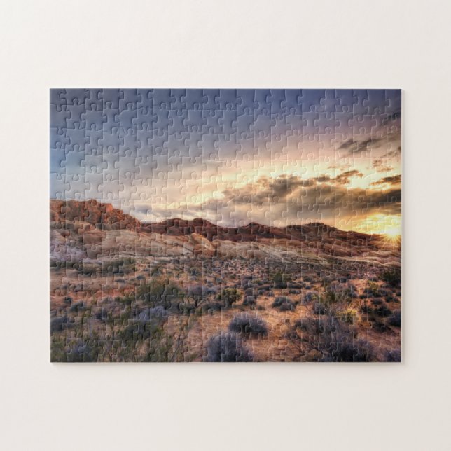 Puzzle Coucher du soleil à la vallée du parc d'état du (Horizontal)