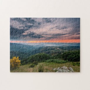 Puzzle Coucher du soleil dans le Bierzo