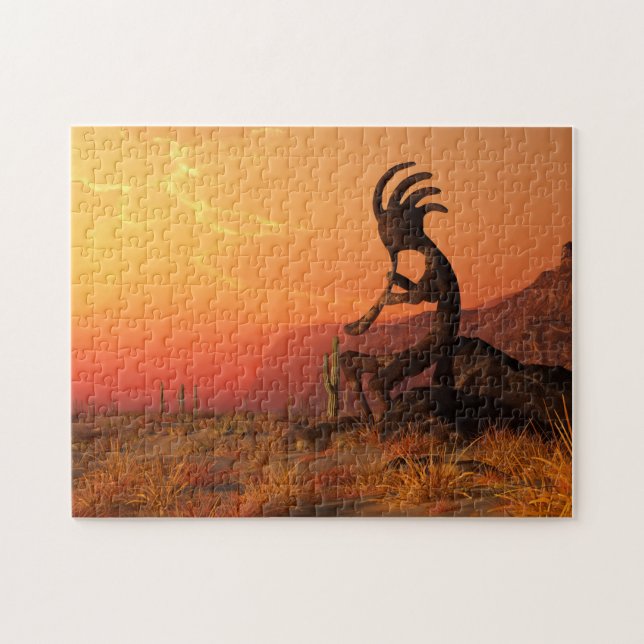 Puzzle Coucher du soleil de Kokopelli (Horizontal)