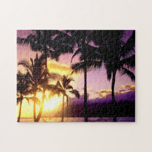 Puzzle Coucher du soleil hawaïen