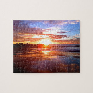 Puzzle Coucher du soleil sur les roches