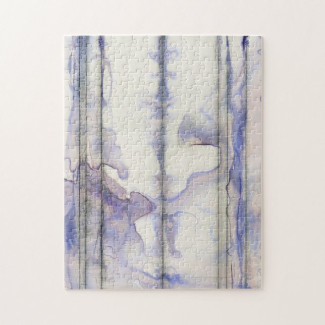 Puzzle Couleur d'aquarelle Violet Free Expression (Vertical)