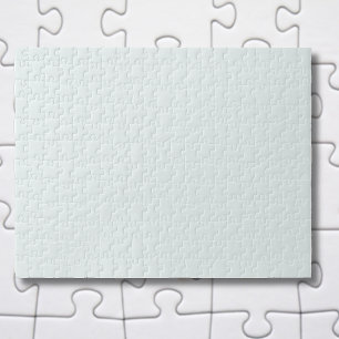 Puzzle Couleur solide blanche givrée   Classique   Élégan