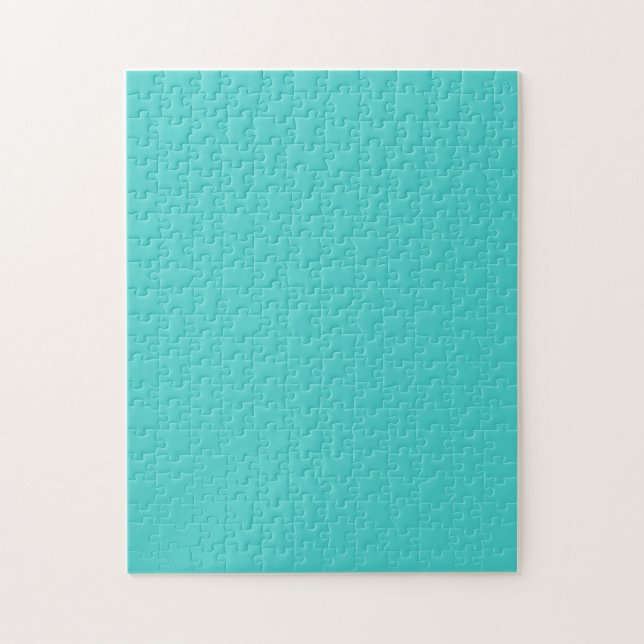 Puzzle Couleur solide turquoise moyenne (Vertical)