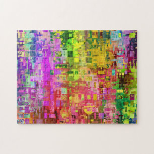 Puzzle Couleurs cg numériques en pixels de l'art abstrai