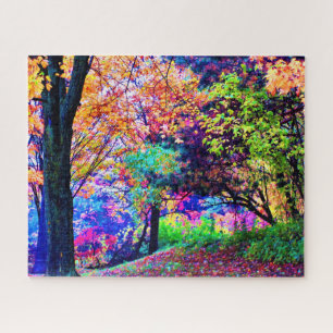 Puzzle Couleurs d'automne fantastiques Feuilles d'automne