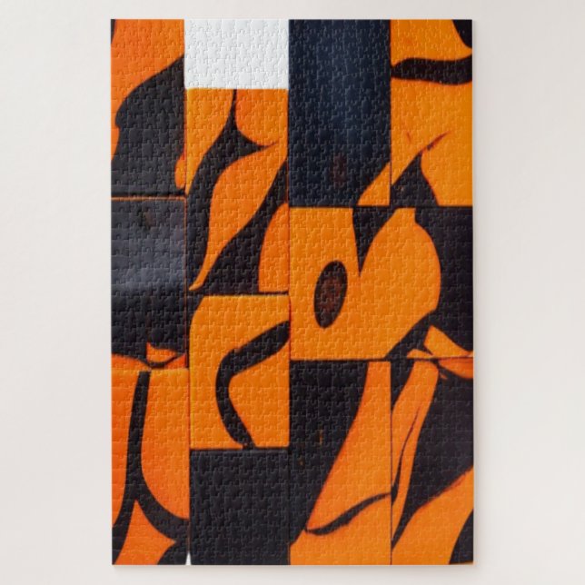 Puzzle Couleurs D'Un Tigre (Vertical)