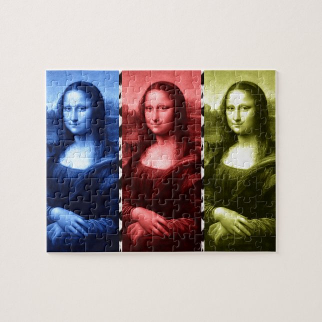 Puzzle Couleurs primaires de poster de animal de Mona (Horizontal)
