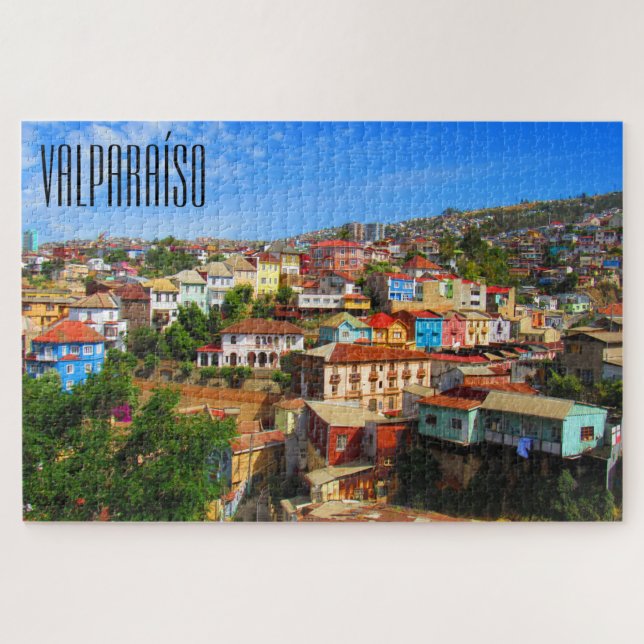 Puzzle couleurs valparaiso (Horizontal)