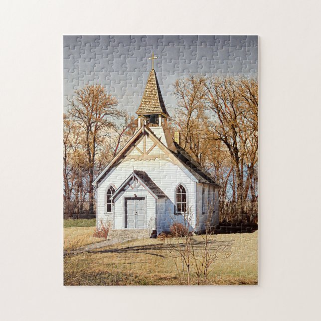 Puzzle Country Church (Vertical)