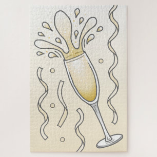 Puzzle Coupe de Champagne en verre