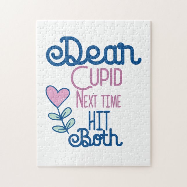Puzzle Couple Cadeau La prochaine fois frappe les deux (Vertical)