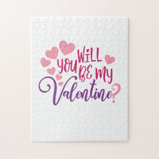 Puzzle Couple Cadeau Serez-Vous Ma Valentine