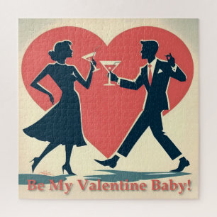 Puzzle Couple de danseurs Hip Martini de la Saint-Valenti
