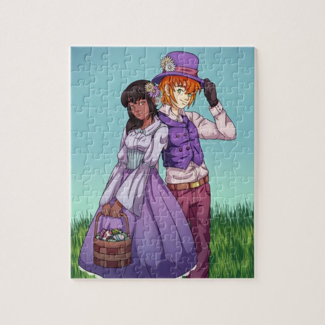 Puzzle Couple de Pâques (Vertical)
