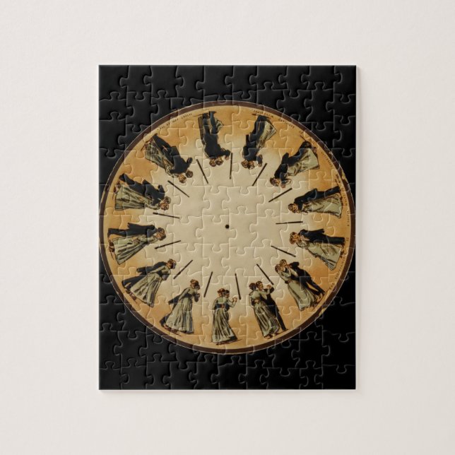 Puzzle Couples Phenakistoscope valsant d'Eadweard (Vertical)
