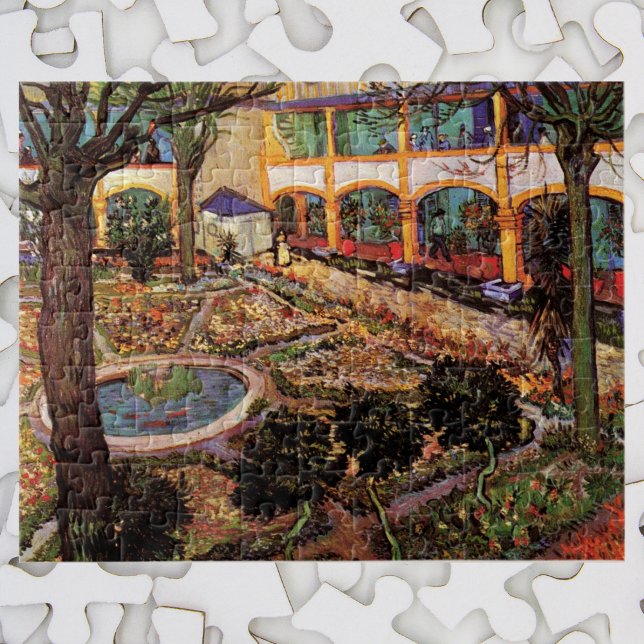 Puzzle Cour de l'hôpital d'Arles par Vincent van Gogh (Créateur téléchargé)