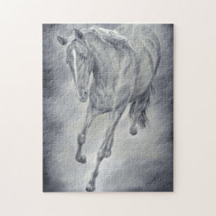 Puzzle courant de cheval