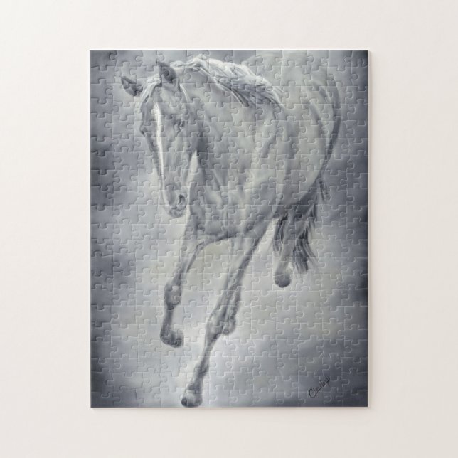 Puzzle courant de cheval (Vertical)