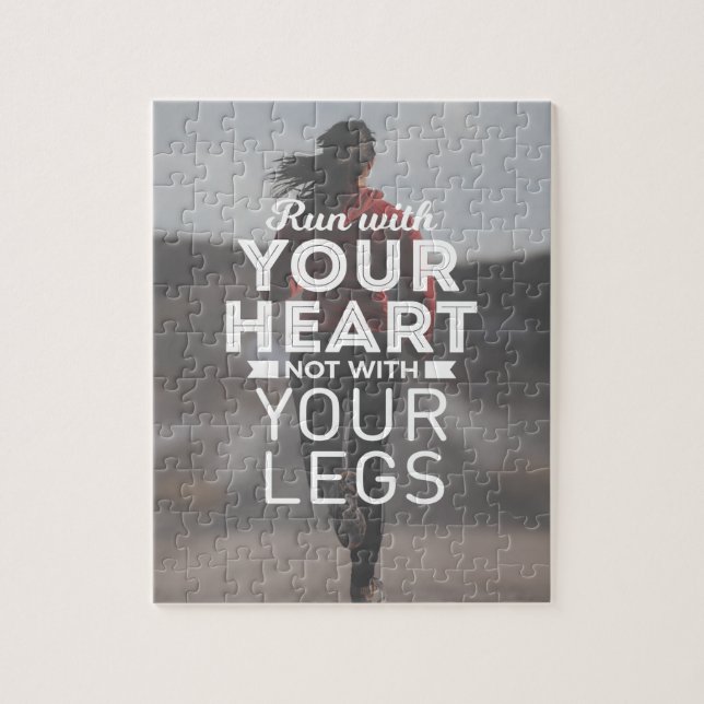 Puzzle Courez avec votre coeur (Vertical)