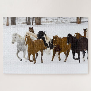 Puzzle Courir des chevaux sur le ranch Hideout