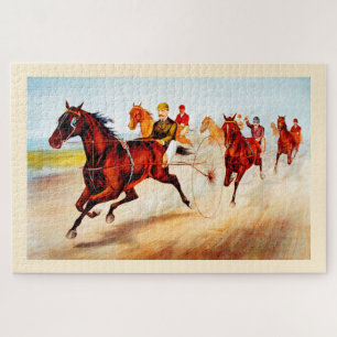 Puzzle Course à cheval