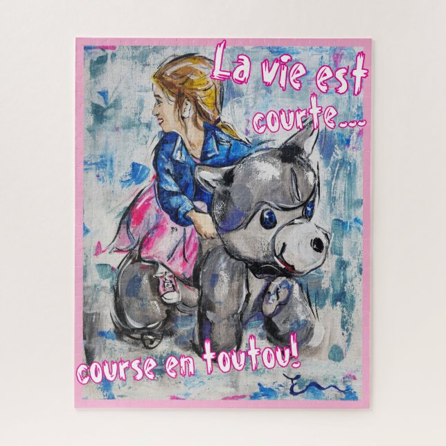 Puzzle Course à toutou (Vertical)