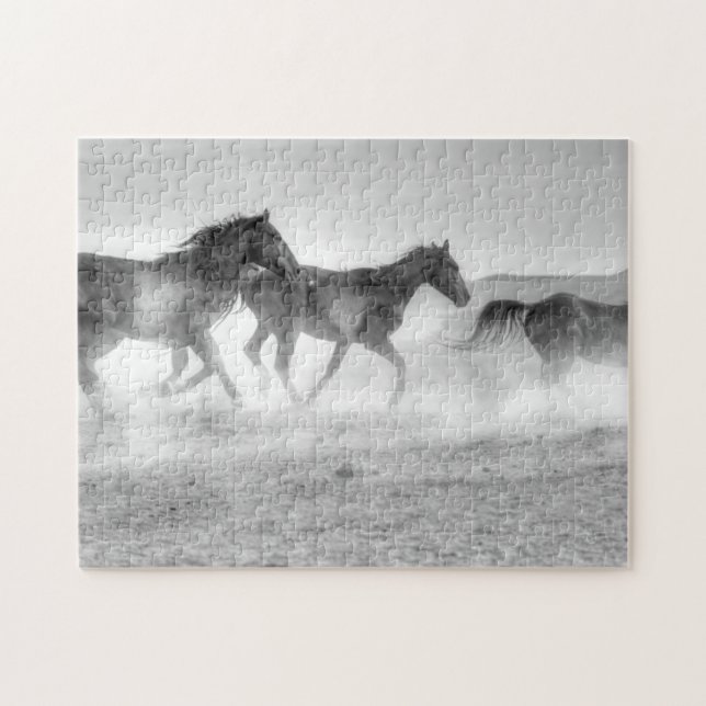 Puzzle Course de mustang (Horizontal)